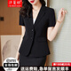 汐蔓嬌小西裝外套女士職業(yè)裝女裝套裝時尚氣質(zhì)通勤春夏季上班短袖工作服 白色吊帶 XL 碼(重108-118)