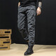 古先森束腳工裝褲男寬松春秋季男士大碼休閑褲潮牌束腳褲戶(hù)外哈倫褲子 灰色 31 【125-135斤】