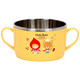 樂(lè)扣樂(lè)扣（LOCK&LOCK）輔食碗兒童餐具進(jìn)口不銹鋼小學(xué)生卡通雙手柄湯碗寶寶大碗650ml