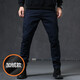 季言速干褲男薄款彈力休閑褲工裝褲男春夏透氣長(cháng)褲工作褲韓版修身褲子 藏藍色（冬款） 32