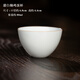 三勤堂小茶杯甜白釉陶瓷主人單杯景德鎮(zhèn)陶瓷功夫茶具紅茶品茗杯白瓷茶盞 雞蛋杯