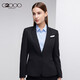 G2000女裝外套商務(wù)修身小西裝優(yōu)雅職業(yè)口袋裝飾設(shè)計西服16711112 黑色/99 160/80A/S