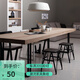 【可定制】巧具匠 loft工業(yè)風(fēng)餐桌長(cháng)條實(shí)木桌子復古做舊戶(hù)外定制桌椅北歐簡(jiǎn)約風(fēng)桌子 定制專(zhuān)拍