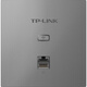TP-LINK TL-AP450I-PoE薄款深空銀(方) 450M無(wú)線(xiàn)86型面板式AP 企業(yè)級酒店別墅全屋wifi接入POE供電 AC管理