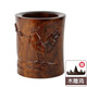 小雕匠實(shí)木雕刻工藝品東陽(yáng)木雕12十二生肖筆筒擺件文房四寶用品實(shí)木毛筆筒大號(hào)創(chuàng)意生日禮物送老師送長(zhǎng)輩 木雕雞筆筒