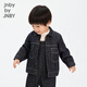 jnby by JNBY[江南布衣嬰童]秋夾克外套大口袋潮酷休閑感男女童嬰兒YN8610400 991牛仔藏青 100 cm