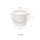 FaSoLa水桶家用臉盆儲(chǔ)水手提大號(hào)加厚帶蓋洗衣桶學(xué)生宿舍大容量 帶蓋水桶(小號(hào)) 30cm