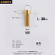 s-partsS-PARTS卡鉗螃蟹固定鈦合金防盜螺絲M8*20mm布雷博對二自行車配件 防盜螺絲M8L20金1顆 無規(guī)格