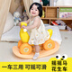 貝初眾兒童花生扭扭車(chē)1-3-6歲可坐大人承重?fù)u搖溜溜車(chē)防側(cè)翻妞妞平衡車(chē) 香蕉黃【搖搖馬/平衡板/四輪穩(wěn)固】一車(chē)三用 一寶寶周歲生日禮物靜音搖擺車(chē)小孩四輪滑滑玩具車(chē)
