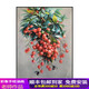 彩象手繪油畫(huà)新中式辦公室水果掛畫(huà)荔枝客廳風(fēng)水畫(huà)玄關(guān)大芬村裝飾畫(huà) 大吉大利A 原木色/環(huán)?？?其他尺寸定制聯(lián)系