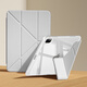 zoyu iPad Air7保護(hù)套2025款Pro11殼帶筆槽Air6第十代5適用蘋果iPad11平板Y折mini7亞克力13英寸防彎 灰色【配鋼化膜】 2025款iPad11【A16芯片】/第十代