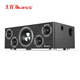ibass solomax大功率藍牙K歌音箱電腦手機電視投影儀低音炮桌面木質2.0有源臺式音響 純凈版【黑木】