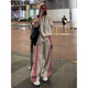 拓澀（TUOSE）時(shí)尚炸街運(yùn)動(dòng)服套裝女秋季寬松顯瘦套頭加絨衛(wèi)衣束腳闊腿褲兩件套 奶茶色 M (80-120)