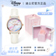 迪士尼（Disney）手表女款初高中學(xué)生2025新款雙日歷機(jī)械中高考考試專用表成人禮物 彩虹白+城堡禮盒