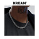 KREAM 7/9mm 立體切割古巴鏈男嘻哈女同款項鏈cuban link鎖骨鏈 7mm50cm