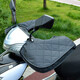 XLHBIKE 電動車把套摩托車防風(fēng)防雨雙面防水手套手把套春秋薄款夏季防曬 純黑色-防水布-春秋款，不加絨 均碼