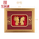 至品誠 24K高檔金箔畫擺件黃金藝術(shù)品結(jié)婚禮物送新人閨蜜朋友創(chuàng)意高檔個性浪漫禮品新婚禮品送女友老婆 中號25*21CM