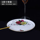 厚秀堂骨瓷餐具套裝碗碟景德鎮(zhèn)陶瓷描金邊家用歐式小清新簡約碗盤子組合 6寸骨碟【2個】雕金玫瑰