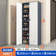鐵豹鋼制帶鎖鞋柜家用門(mén)外門(mén)口電梯口走廊樓道過(guò)道大容量室外密碼防盜 大理石紋-100*34*180cm-密碼鎖