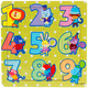 巧木匠木質(zhì)拼圖16片幼兒童寶寶認知早教動手動腦玩具2-3-4-5歲 數(shù)字