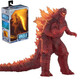 梵盛哥斯拉手辦玩具怪獸紅蓮15厘米可動(dòng)玩偶電影版核能?chē)娚淠Ｐ涂铸?紅蓮版哥斯拉