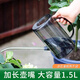 不銹鋼長(cháng)嘴澆水壺家用養花澆花灑水壺綠植淋花壺噴水壺園藝工具 長(cháng)嘴款【灰色】1.5升+贈灑水帽