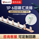公牛（BULL）公?？諝忾_(kāi)關(guān)連接條2p漏電空開(kāi)連接片銅排1p匯流排接線(xiàn)端子導流排 1p6回路 齒間距18mm