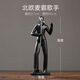 京索擺件家居裝飾品輕奢現代創(chuàng  )意禮物客廳辦公室電視柜酒柜工藝品 麥霸歌手