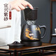 云禪尚陶紫砂杯宜興紫砂純?nèi)止げ杷蛛x泡茶杯子辦公家用大容量原礦禮品石瓢杯功夫茶具送禮禮盒裝 江南石瓢套杯-原礦黑泥-約500cc）