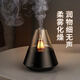 瑜品佳 燭光香薰機(jī)加濕器夜燈遙控臥室桌面精油噴霧空氣加濕器多功能霧化火焰香薰高檔兒童節(jié)禮物 黑色燭光香薰機(jī)【無需棉棒+兩檔調(diào)節(jié)+不挑水質(zhì)】