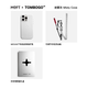 MOFT【MOFT X TOMBOGO?聯(lián)名款】適用蘋(píng)果15ProMax手機iphone14Pro三件套無(wú)線(xiàn)磁吸手機支架套裝禮盒 【兩件套】手機殼+靈動(dòng)掛繩—迷霧灰 iPhone 15 Pro