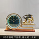 麗盛輕奢座鐘客廳新中式擺件大時鐘酒柜臺鐘金屬創(chuàng)意石英鐘表 L1646 (燈光款)