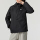 安德瑪（Under Armour）夾克UA 男女情侶防風(fēng)山系戶(hù)外運動(dòng)訓練健身夾克外套 1371593-002 三合一經(jīng)典黑/女款 M