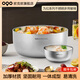 OQO歐克歐不銹鋼碗加厚防摔飯碗餐碗學(xué)生兒童用創(chuàng  )意碗509027 大號直徑16厘米 高度7厘米