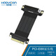 皓燁鑫（HaoYeXin） 臺式機PCI-E8X延長(cháng)線(xiàn) 網(wǎng)卡陣列卡 PCI-E3.0 pcie轉接線(xiàn) x8線(xiàn) 轉向  8X  進(jìn)口線(xiàn)材 右轉款 線(xiàn)長(cháng)30厘米