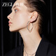 ZEGL925純銀耳圈女耳飾耳墜氣質(zhì)高級感生日禮物2025新款