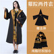 哈利·波特魔法袍USJ兒童男女赫敏斯萊特林魔法袍子服裝周邊cos服 獾院魔法袍 圍巾 S