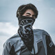 洛克兄弟（ROCKBROS）洛克兄弟防曬冰絲頭巾面罩男女夏季圍脖戶外自行車摩托車騎行面巾 迷霧黑