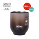 膳魔師（THERMOS）日本進口膳魔師燜泡、帶茶漏家用不銹鋼大容量茶壺TTE-450/700 咖啡色茶杯 300ml
