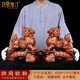 瑪朵維汀實(shí)木雕貔貅擺件工藝品飛天皮丘玄關(guān)客廳辦公室裝飾品店捕開(kāi)業(yè)禮品 小號(hào)花梨木一對(duì)貔貅【長(zhǎng)28厘米】