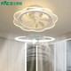 雷士照明（NVC）智能風(fēng)扇燈 客廳餐廳隱形吊扇燈 臥室一體電風(fēng)扇燈 盈風(fēng)丨36瓦丨已接入米家APP