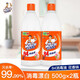 威猛先生（Mr Muscle）84消毒液 次氯酸鈉消毒水除菌液漂白水 殺菌漂白清潔除異味 84消毒液500g*2瓶【清新花香】