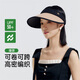 VVC成毅同款遮陽(yáng)帽女防曬帽防紫外線(xiàn)太陽(yáng)帽防風(fēng)可斜跨帽子 （小香風(fēng)）撞茶