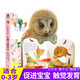 小兔比利亮麗精美觸摸書(shū)系列小熊波比小水獺奧斯卡小貓頭鷹奧奇兒童繪本0-3歲啟蒙認知紙板童書(shū)寶寶感官啟蒙圖書(shū) 小貓頭鷹奧奇