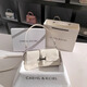 CAEISL & KCIEL小&ck2025新款女包小眾原創(chuàng)設(shè)計高級感休閑單肩法棍包腋下包 白色
