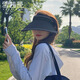 雪茜曼（XUEXIMAN）強遮光UV防曬帽女夏季遮陽(yáng)帽大沿遮臉空頂帽子