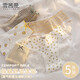 雪茜曼內(nèi)褲女純棉襠可愛少女日系中腰無痕蕾絲抗菌三角短褲 L