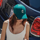 美職棒（MLB）官方  深綠色帽子男女 情侶棒球帽休閑遮陽(yáng)鴨舌帽新款生日禮物 克利夫蘭印第安人隊/深綠色 F