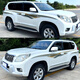 尚銳杰適用于霸道普拉多拉花車(chē)身彩條原廠(chǎng)車(chē)貼豐田10-22款4000/3500/270 款式1材質(zhì) 