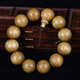 玄同 陰沉木佛珠四川金絲楠陰沉木滿貓眼綠料2.0時(shí)尚男女士手串 金絲楠老料2.0cm*12顆